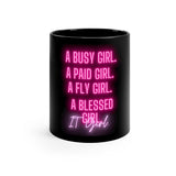 It Girl Black Mug