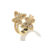 Butterfly Baguette Ring