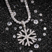 Icy Snowflake Necklace