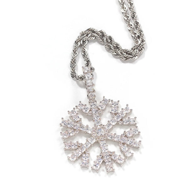 Icy Snowflake Necklace