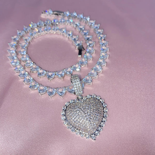 Sparkling Heart Tennis Bracelet | PANDORA