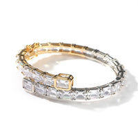 Princess Cut Cuff Bangle